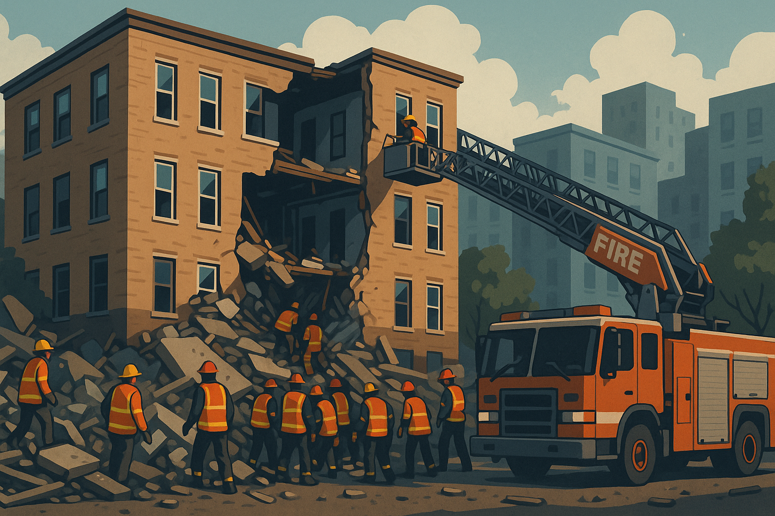 Partial Building Collapse in the Bronx Triggers Emergency Search and ...