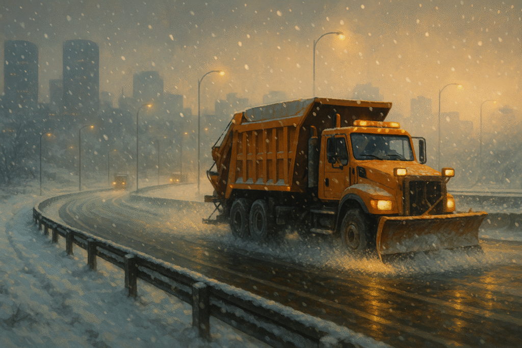NYC Deploys Salt-Spreading Fleet Ahead of Expected Harsh Winter