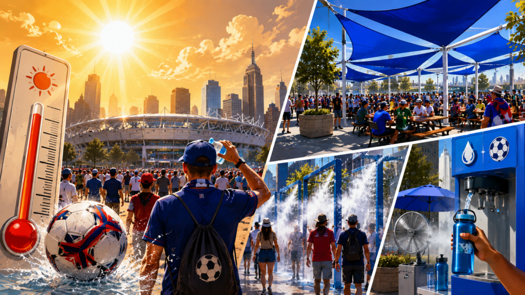 Concerns about the heat affecting World Cup events