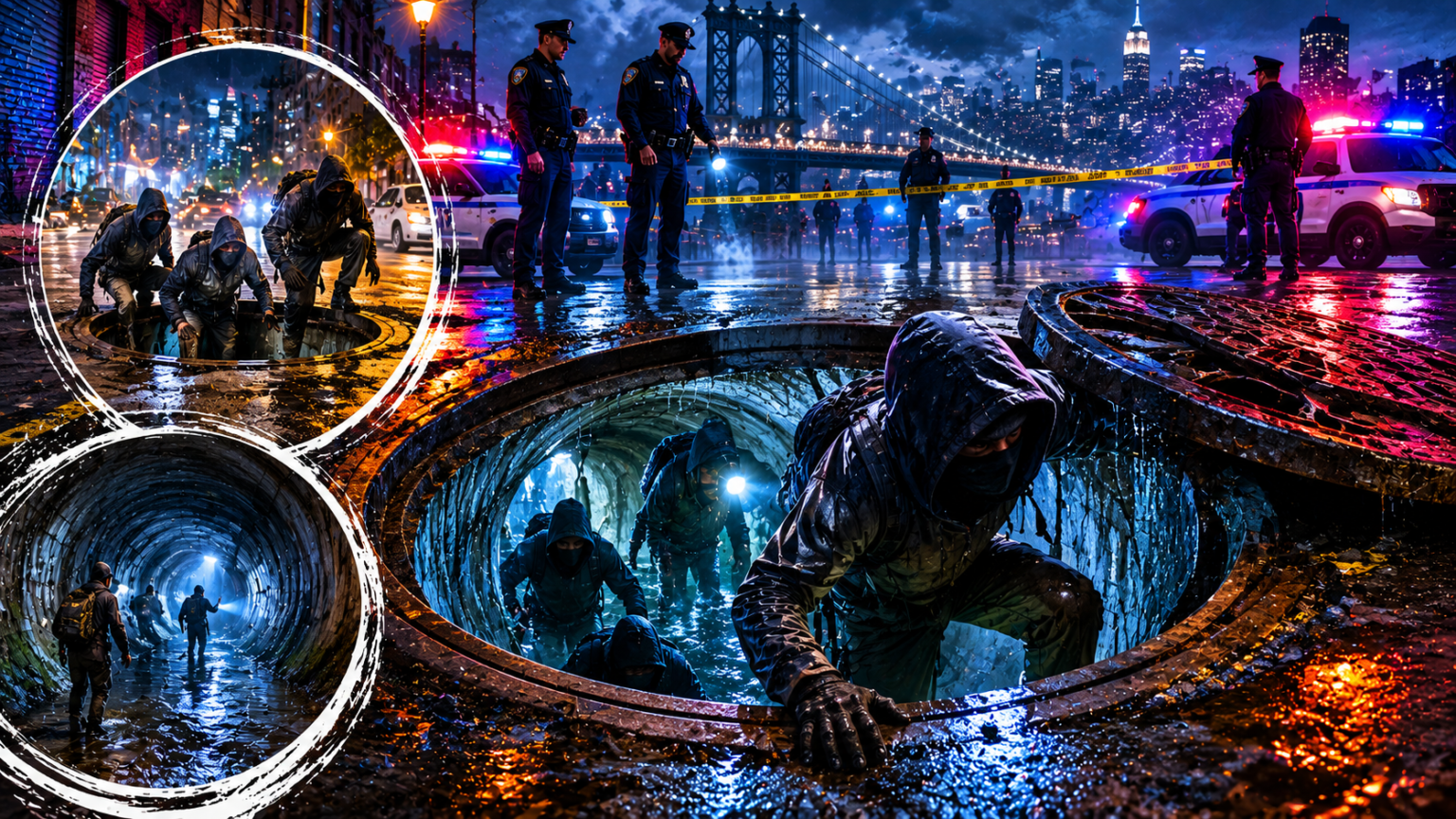 Investigations After the Appearance of People Emerging From the Sewers