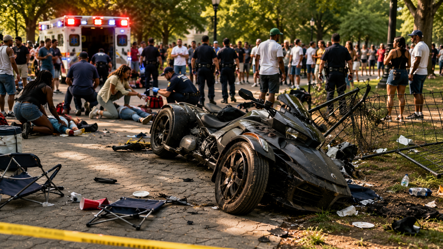A Trike Hits Pedestrians in Brooklyn