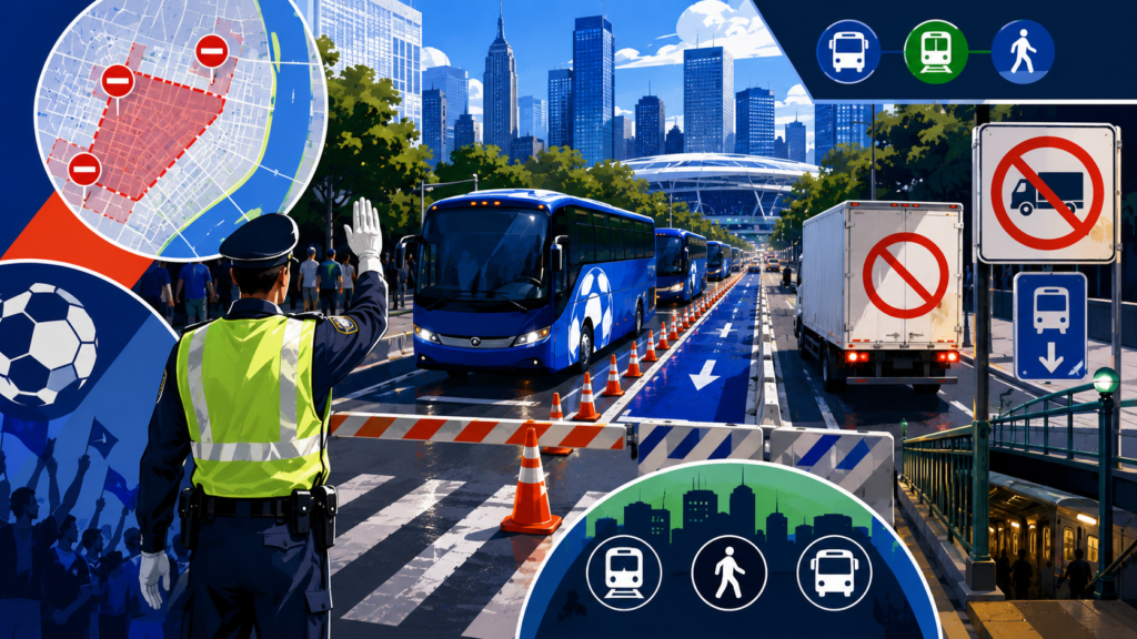Exceptional traffic measures during the World Cup