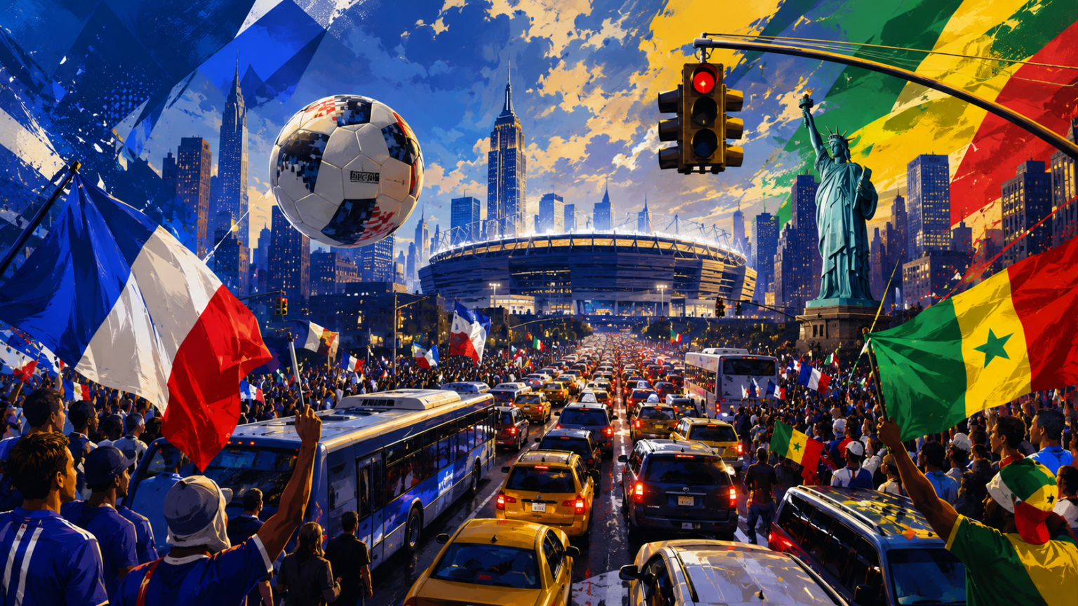 The World Cup is causing huge congestion in the city