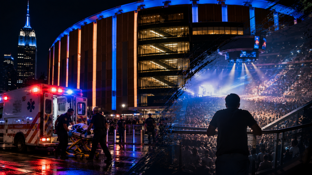 Death of Concertgoer at Madison Square Garden Ruled an Accident