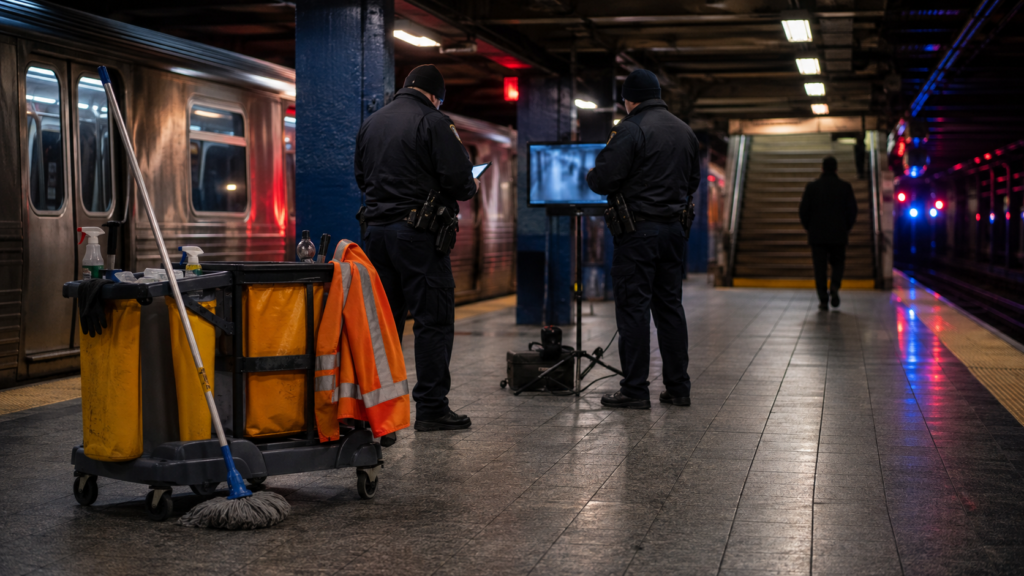Police Search for Man Accused of Stabbing Transit Worker in Times Square Subway