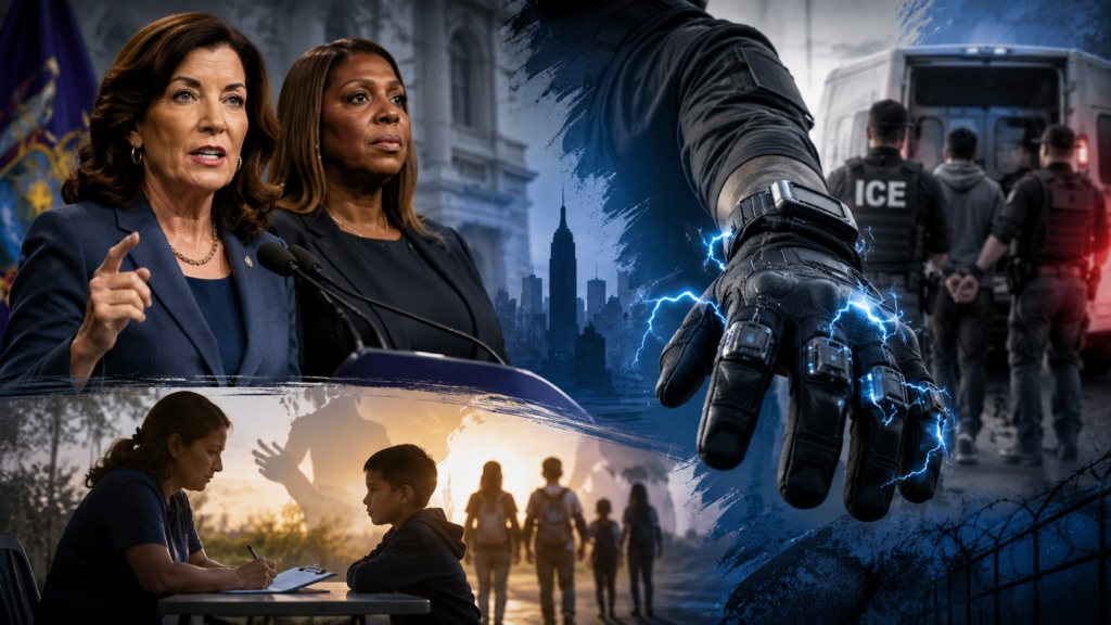 Hochul and Letitia James Slam ICE Proposal for New Electric-Shock Devices