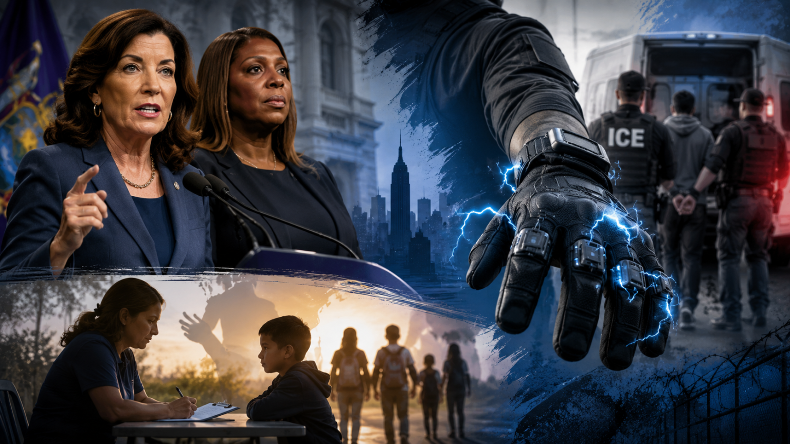 Hochul and Letitia James Slam ICE Proposal for New Electric-Shock Devices