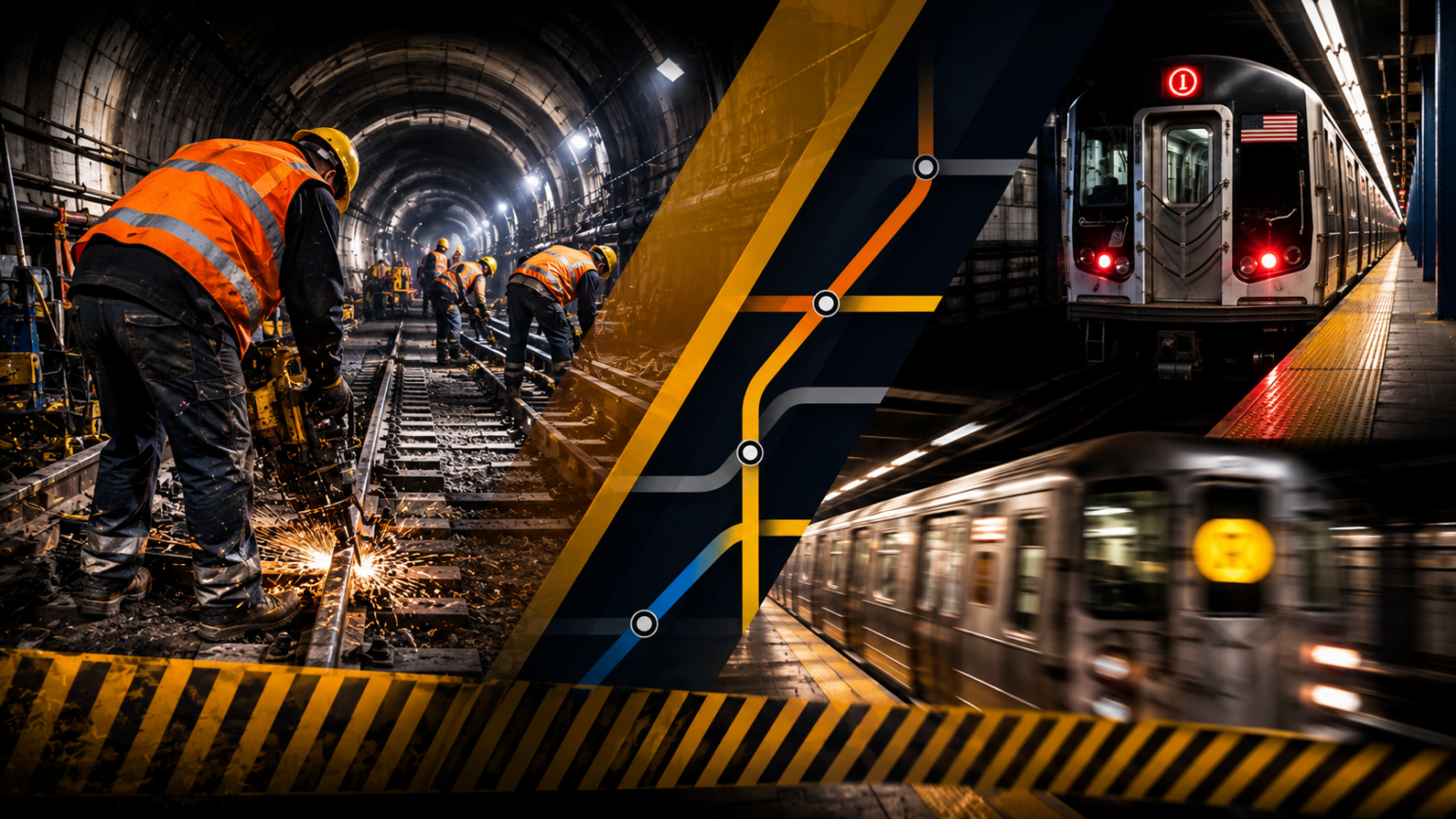 New York Subway Riders Face Major August Disruptions as MTA Expands Track and Signal Work