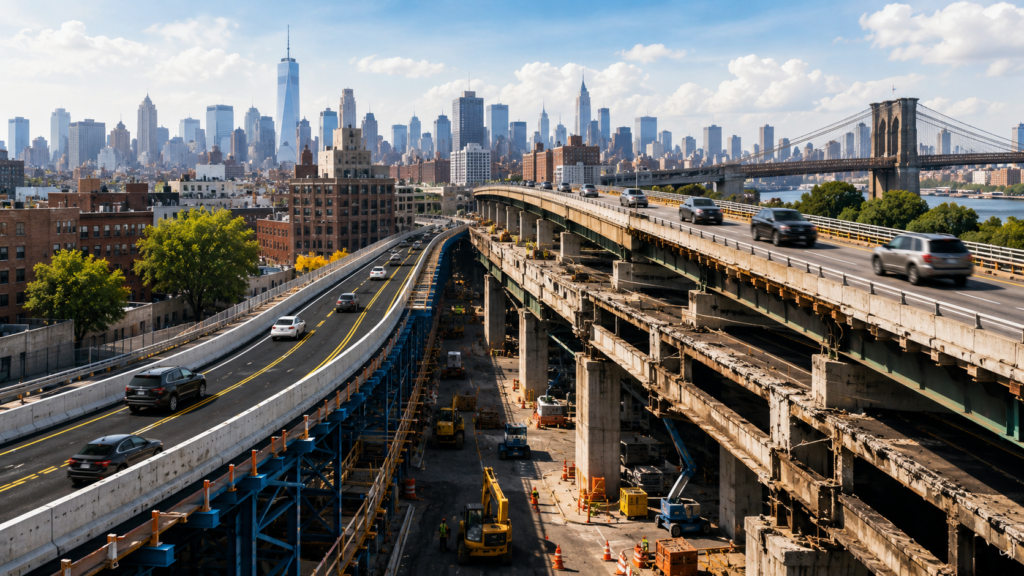$4 Billion Plan Unveiled to Rebuild the Brooklyn-Queens Expressway