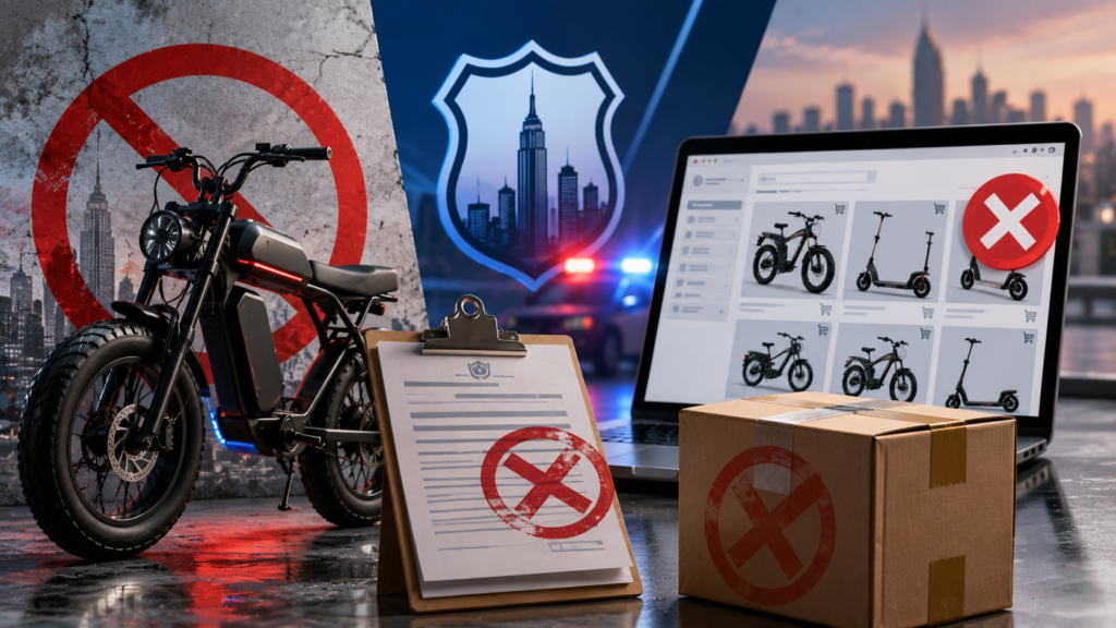 New York City Launches Crackdown on Illegal Electric Bike Sales