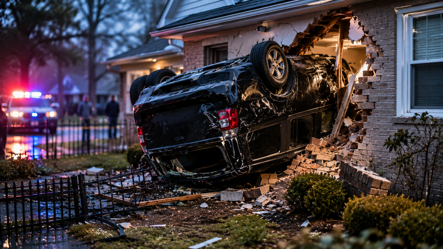 SUV Overturns and Crashes Into Queens Home as Residents Demand Action on Reckless Driving