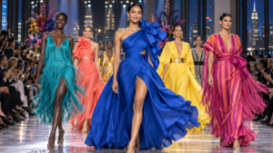 New York Fashion Week Wraps Up With Bold Colors and Festive Designs