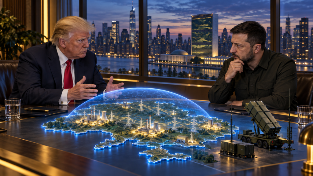Zelensky Meets Trump in New York to Discuss Truce on Energy Facilities