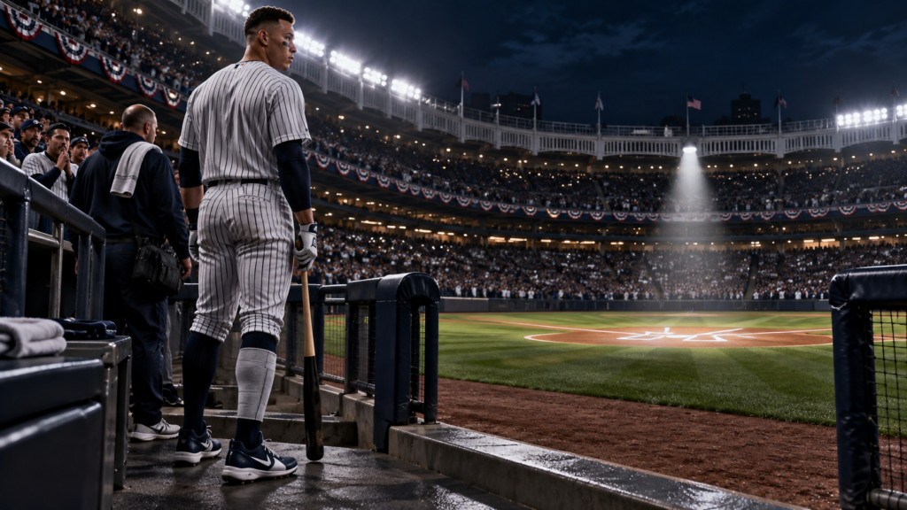 Mystery Surrounds Aaron Judge’s Injury as the Playoffs Approach