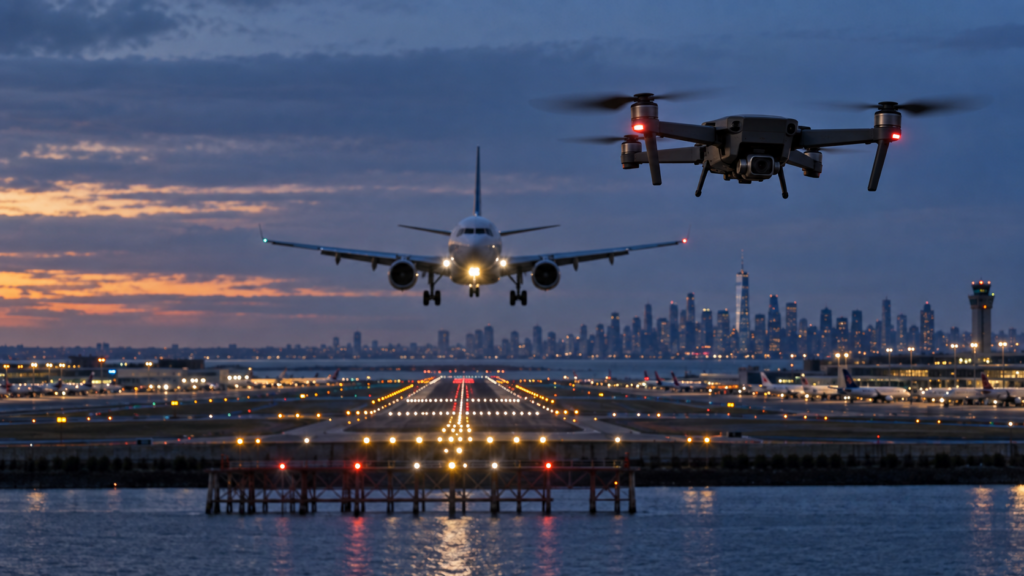 Increased Drone Sightings Raise Safety Concerns Around New York Airports