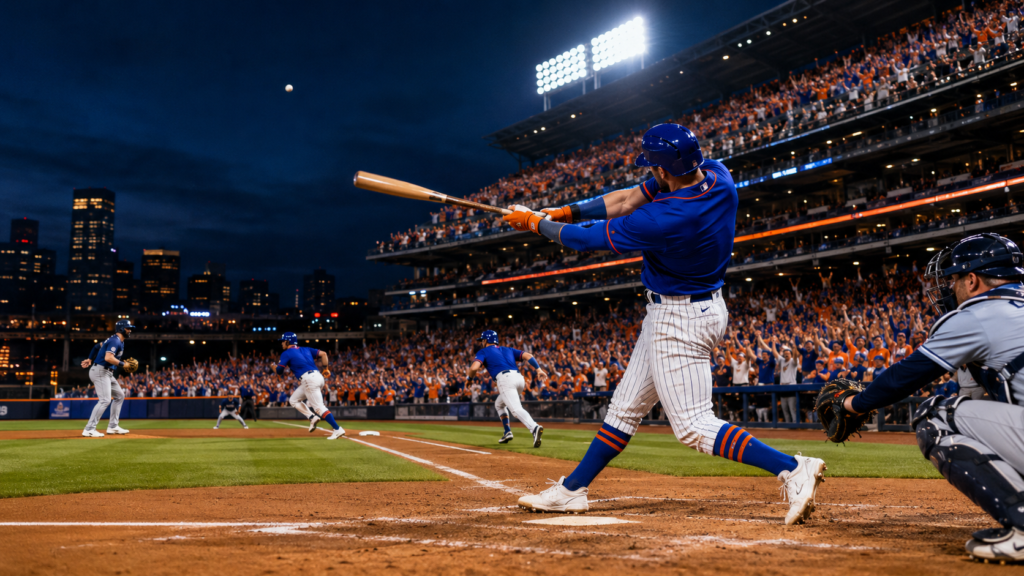 New York Mets Beat Tampa Bay 10–4 to Clinch Series