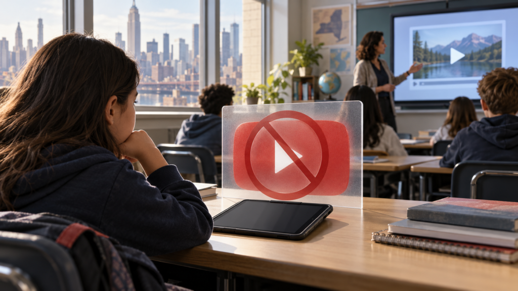 New York City Council Discusses Banning YouTube in Public Schools