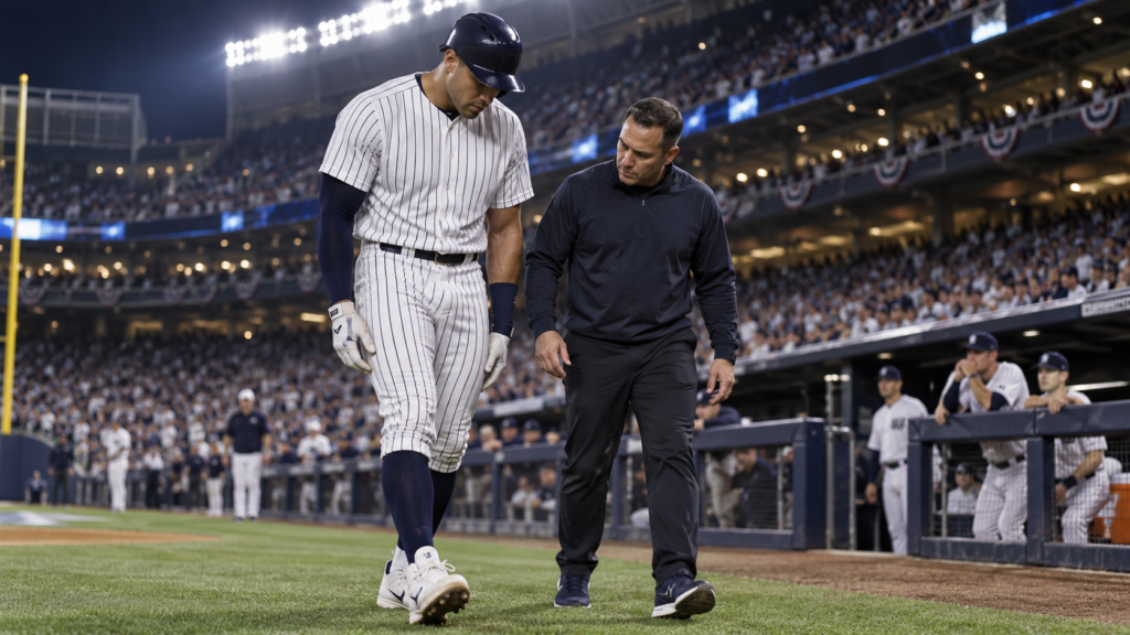 Aaron Judge’s Injury Raises Concerns Before the Playoffs