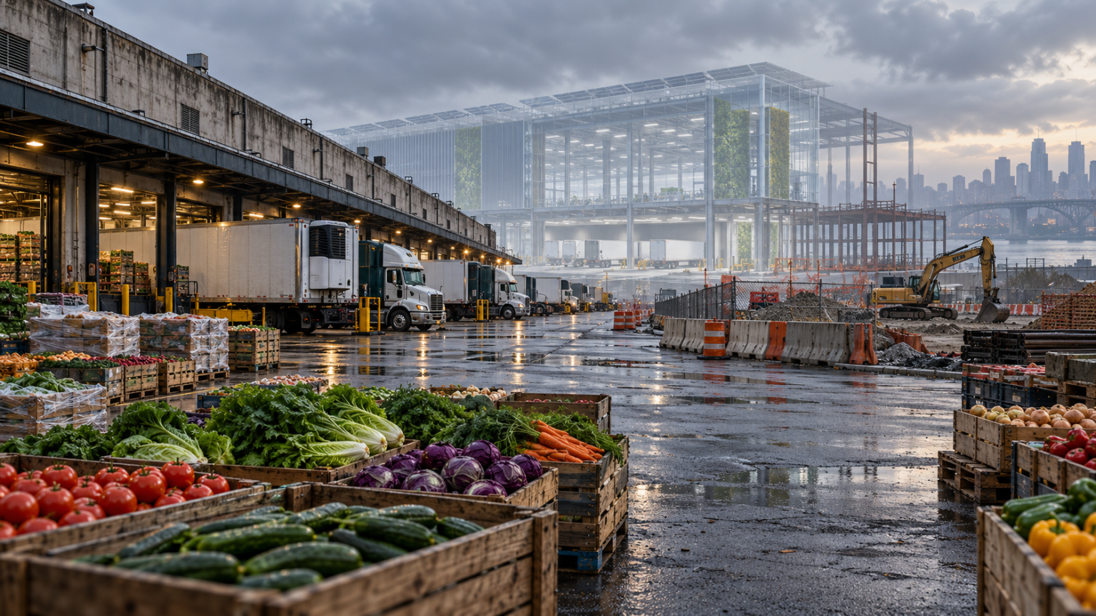 $650 Million Hunts Point Produce Market Renovation Stalls in the Bronx