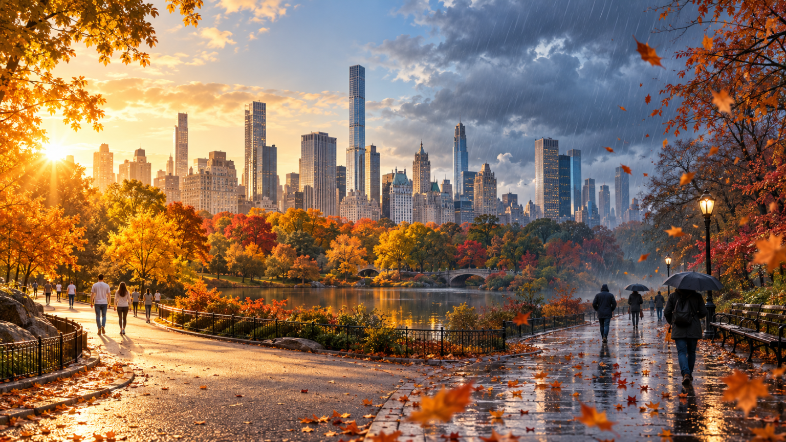 New York Sees Unusual October Warmth Before Cooler Weather Arrives