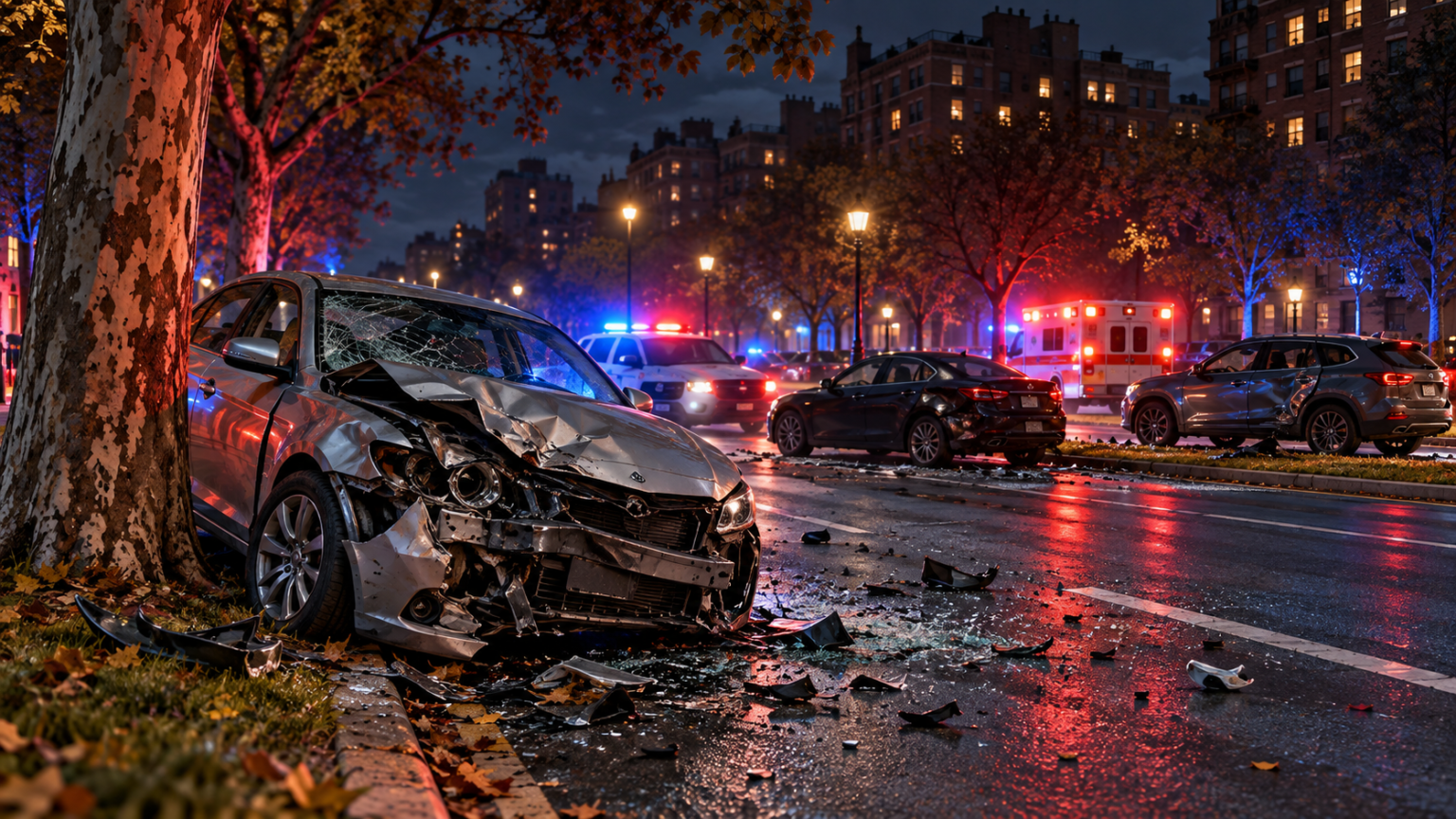 Man Killed, Woman Critically Injured in Brooklyn Crash as Police Search for Fleeing Driver